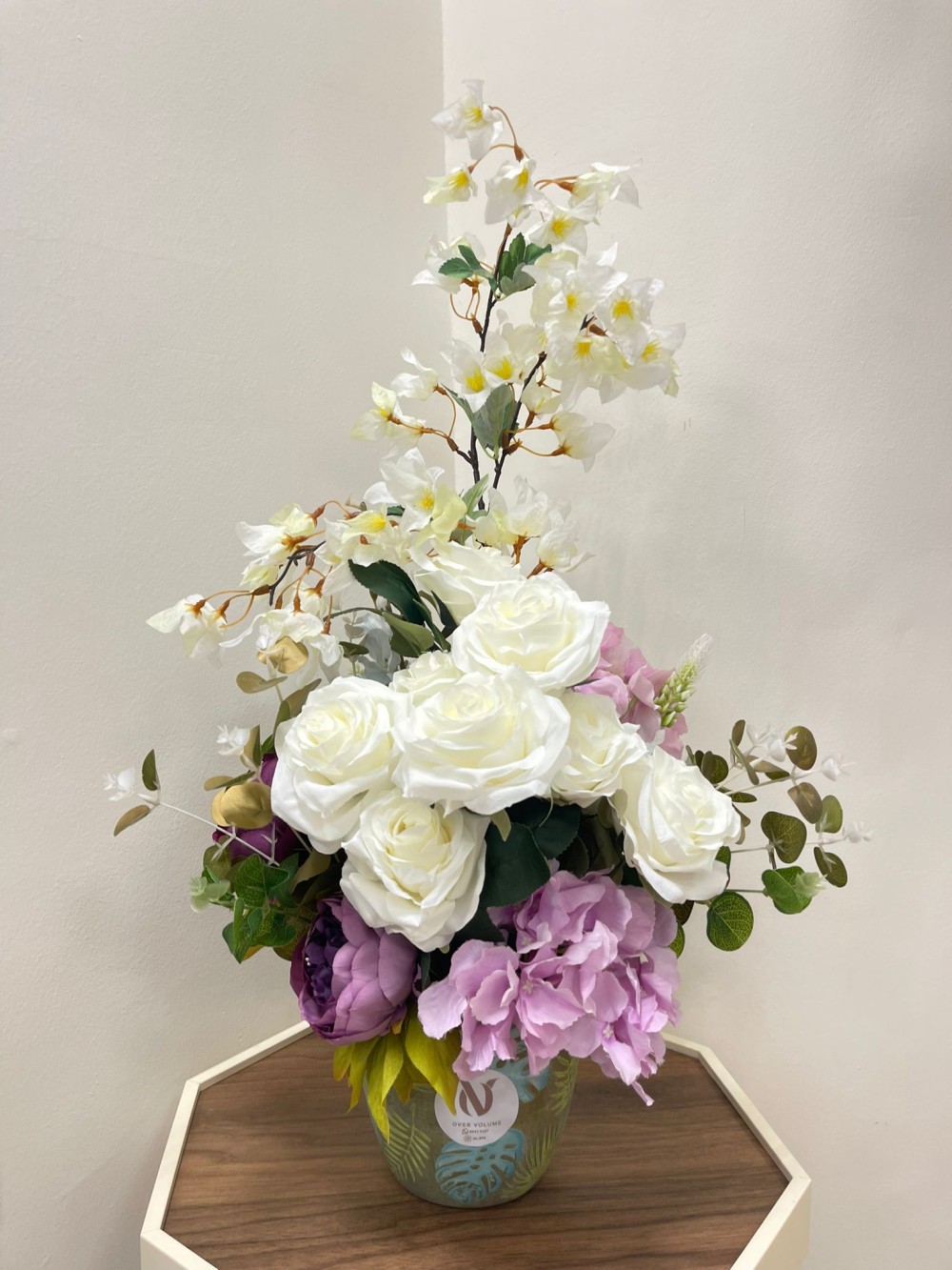Artificial flower in vase